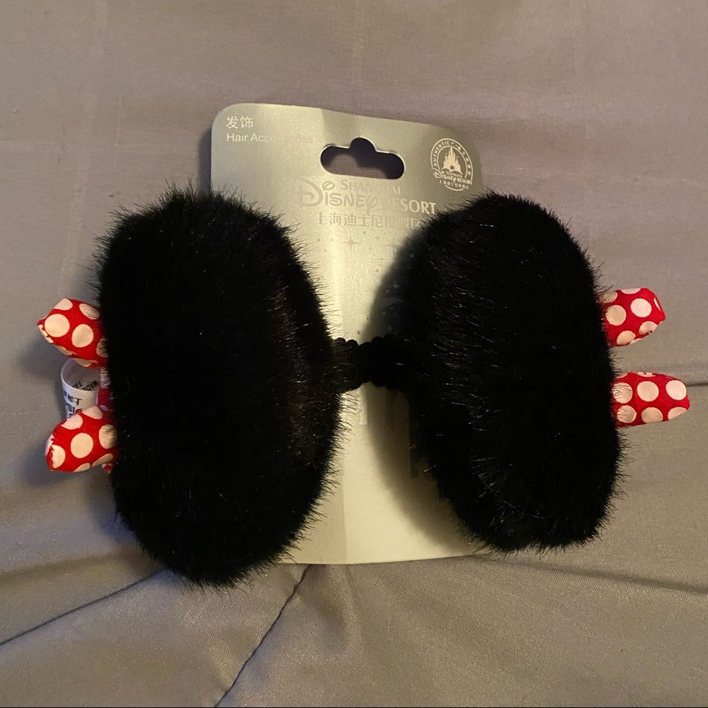 Minnie ears Barette clips